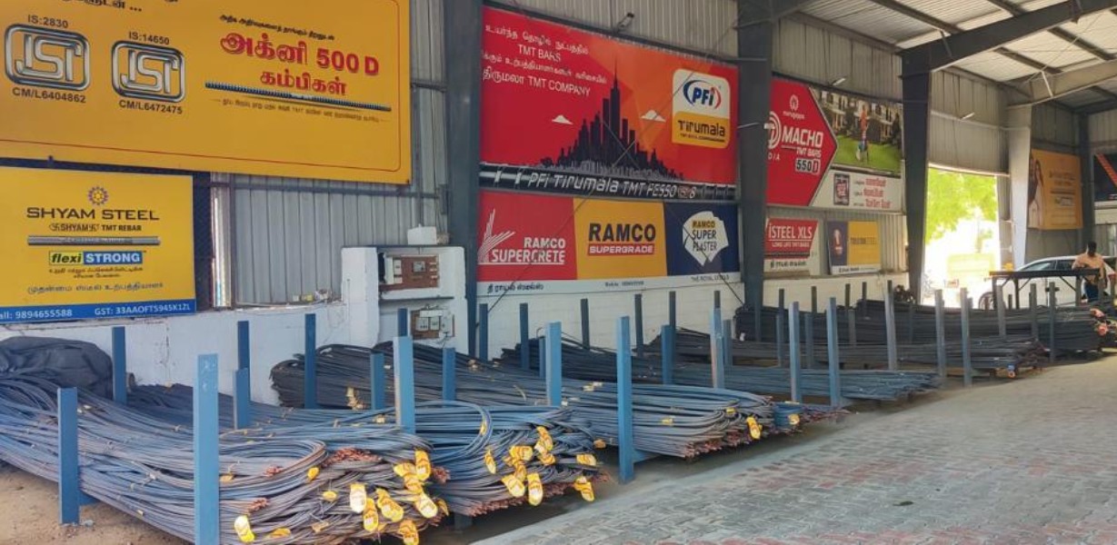 Leading Tata Steel and Cement Dealers in Tirupur